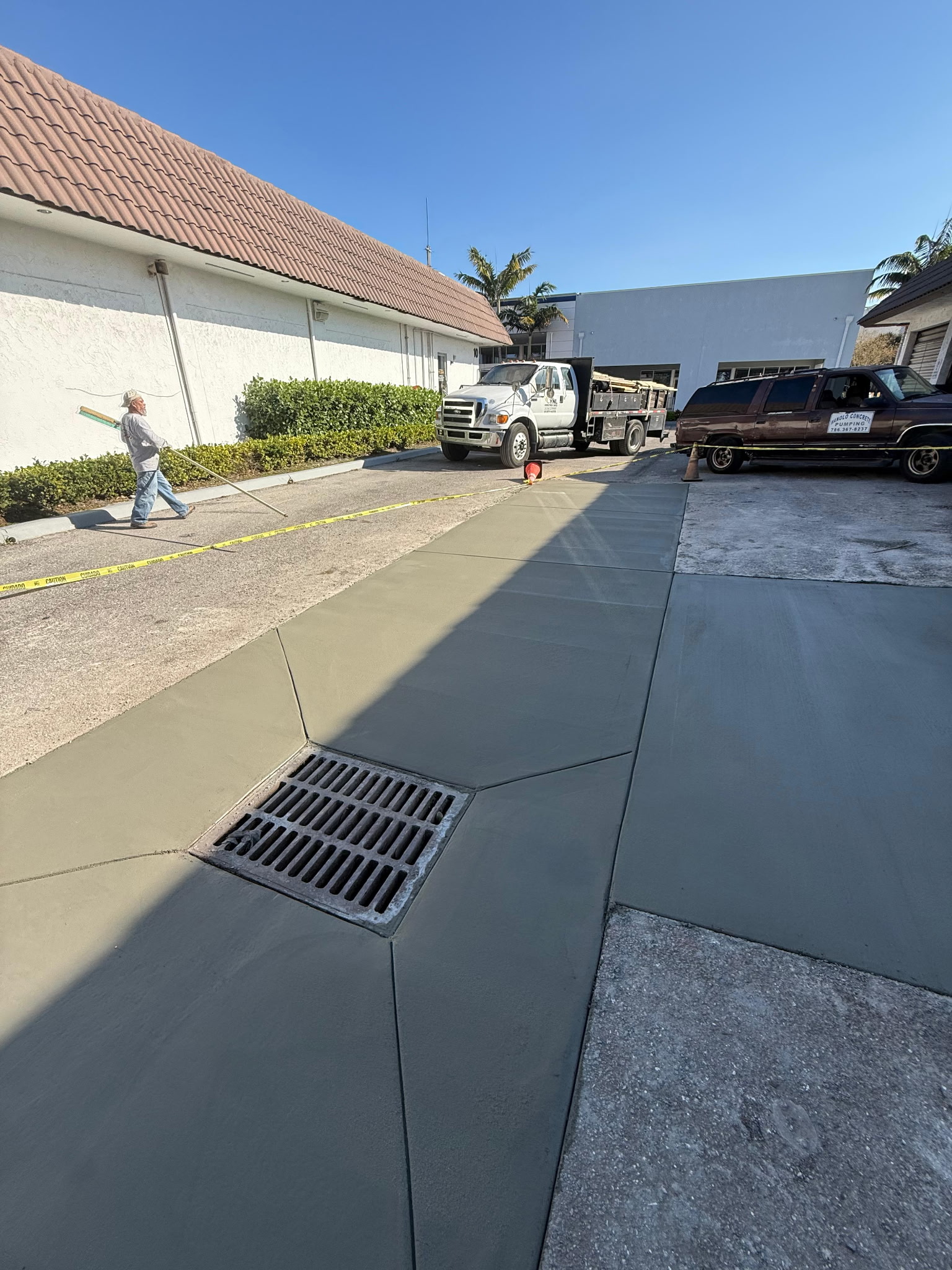 Commercial Concrete project in Davie